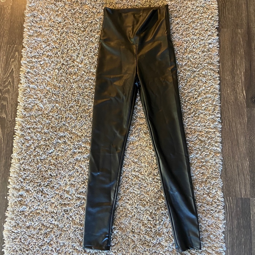 Pleather leggings
